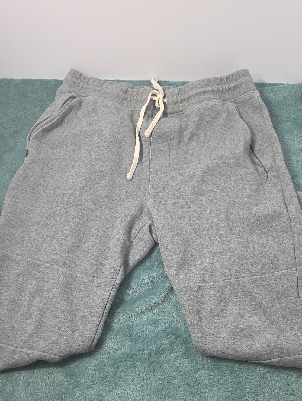 PacSun Gray Elastic Waist Sweatpants with Black Label